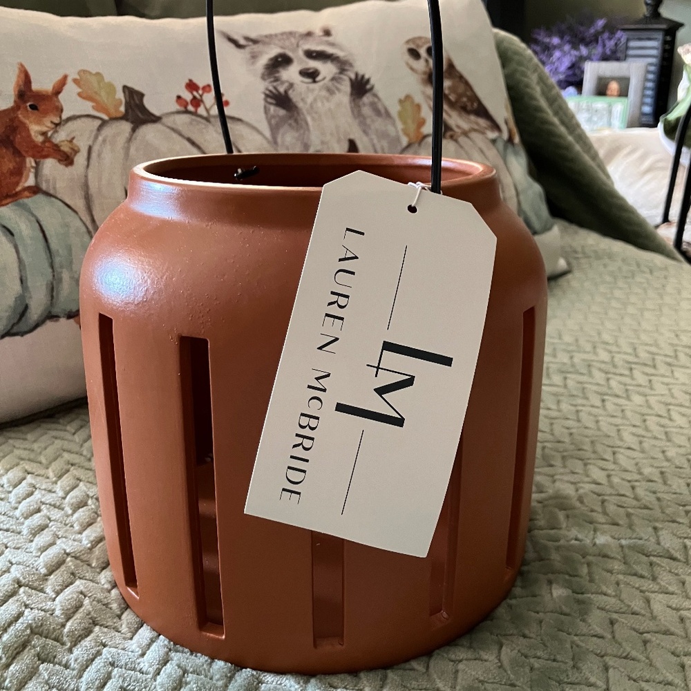Lauren McBride Terracotta lantern/vessel
